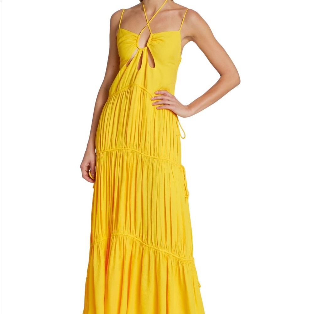 Jonathan simkhai Lina maxi dress size S